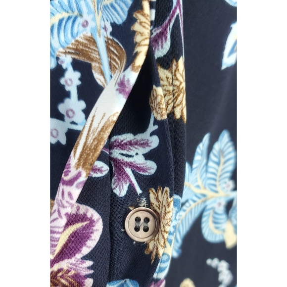 NWT Vince camuto floral print shirt midi dress - Picture 8 of 16